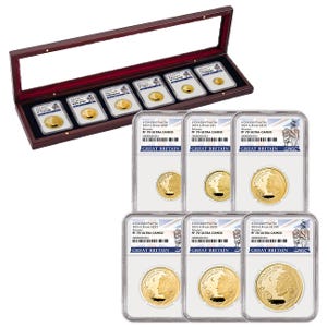 2024 Gold Britannia 6-Coin Set NGC PF70