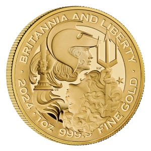 2024 1oz Gold Britannia Liberty Proof Coin w/ Box & OGP