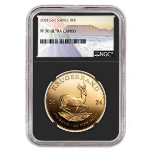 2024 1oz Gold Krugerrand Proof Coin NGC PF70