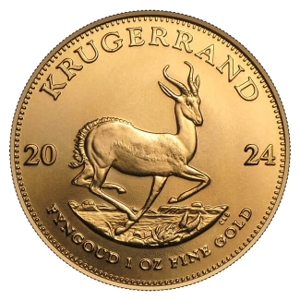 2024 1oz Gold Krugerrand Coin Reverse