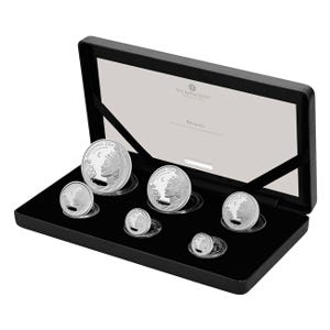 2024 Silver Britannia 6-Coin Set Proof w/Box & COA