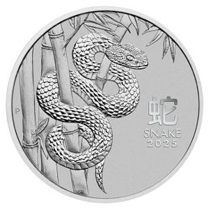 2025 1oz Platinum Snake Australian Lunar Series III