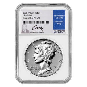 2025 $25 Palladium American Eagle Reverse PF70