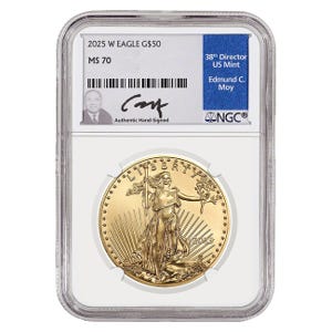 2025 1oz Gold American Eagle MS70 Coin