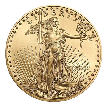 2025 1/10oz Gold American Eagle Coin