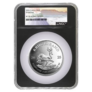2025 5oz Silver Krugerrand NGC PF70