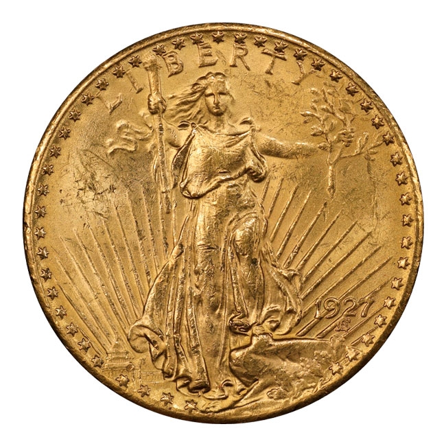 ゴールデングース　サイズ36 23.5センチ　美品TOMORROWLAND購入 1927 $20 Saint Gaudens NGC MS61