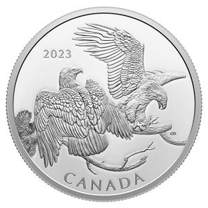 2023 2oz Silver Striking Bald Eagle Proof Coin
