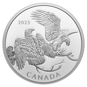 2023 2oz Silver Striking Bald Eagle Proof Coin