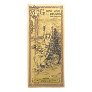 50 Utah Goldback - Aurum Gold Foil Note (24k)