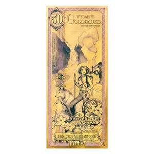 50 Wyoming Goldback Aurum Gold Foil Note