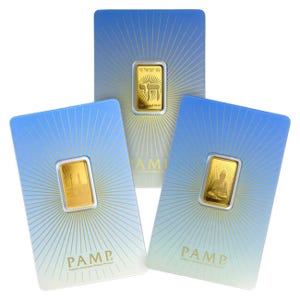 5 gram Gold PAMP Bar (Random Design)