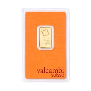 5 gram Gold Valcambi Bar