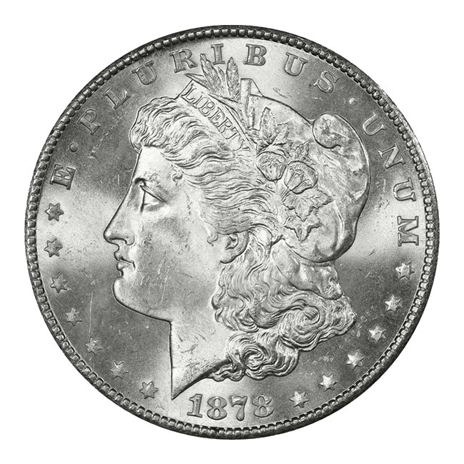 1878 Liberty Head Silver Dollar 1ドル銀貨 1878 Silver Plated Morgan Silver Dollar 1lbs sold at auction