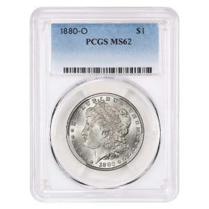 1880-O $1 Morgan Silver Dollar - PCGS MS62