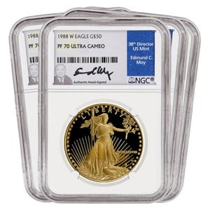 1988 Gold American Eagle SET PF70