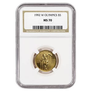 1992 $5 XXV Olympiad MS70
