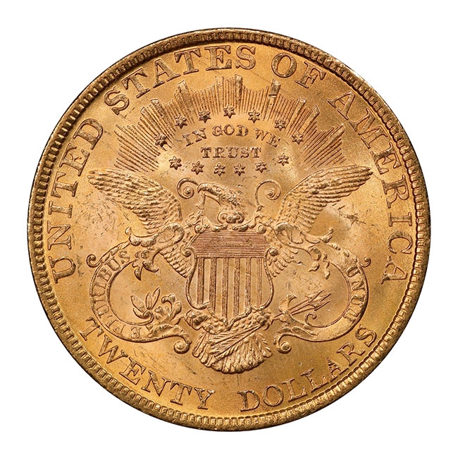 1893 $20 Liberty Gold Double Eagle MS63 PCGS