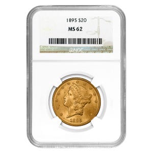 1895 $20 Liberty Gold Double Eagle NGC MS62