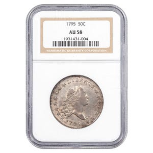 1795 Half Dollar Flowing Hair NGC AU58