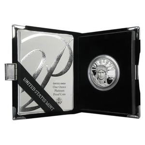 $100 Platinum American Eagle Proof Coin - 1 Troy Oz