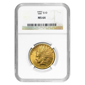 $10 Indian MS64