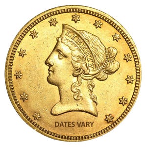 $10 Liberty AU