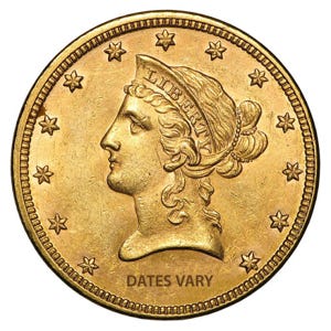 $10 Liberty UNC
