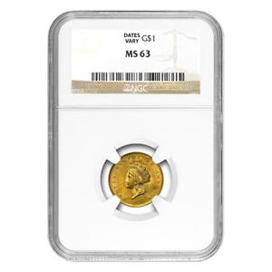 $1 Gold Type 2 MS63