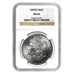 Morgan Silver Dollar MS66