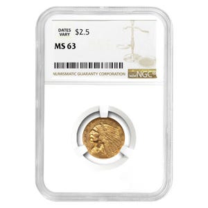 $2.50 Indian MS63