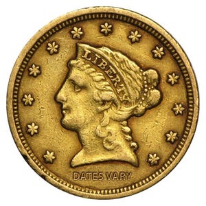 $2.5 Liberty Gold Coin (VF)
