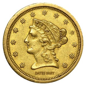 $2.50 Liberty Gold Coin (XF)