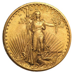 $20 Saint Gaudens AU