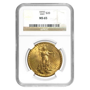 $20 Saint Gaudens MS65