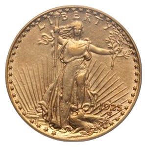 Common Date $20 Saint Gaudens XF