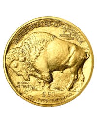 1 oz $50 Gold American Buffalo Coin (Date Varies)