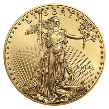 1 oz $50 Gold American Eagle Coin (Date Varies)