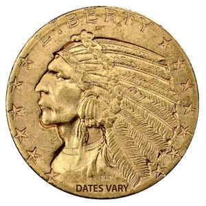 $5 Indian UNC