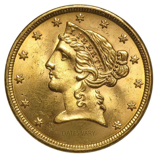 $5 Liberty Gold MS-64 Coin | Wholesale Coins Direct