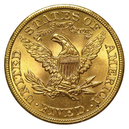 $5 Liberty Gold MS-65 Coin | Wholesale Coins Direct