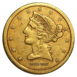 $5 Liberty Gold Coin (VF)