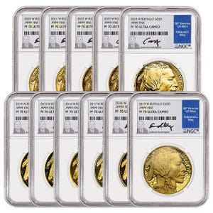 2014-2024 Gold American Buffalo Date Run