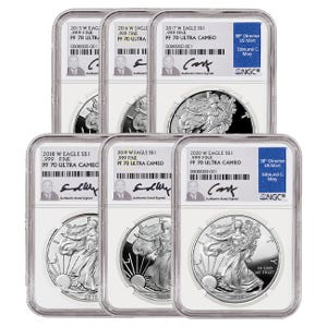 2015-2020 Silver American Eagle Freedom Series