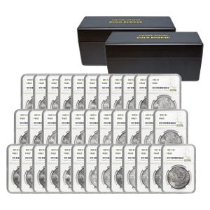 35 Piece Morgan Silver Dollar NGC MS63 Set
