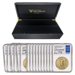 2006-2024 Burnished Gold American Eagle MS70 Date Run