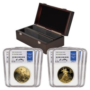 Millennium Group Gold American Eagle Proof 70 Date Run, 2001 - 2008