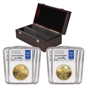 Resurgent Group Gold American Eagle Proof 70 Date Run, 2010-2021