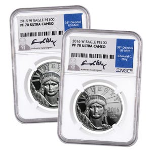 Torches of Liberty Platinum Eagle PF70 Series (2015-2016)