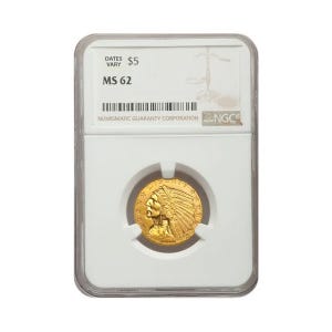$5 Indian MS62